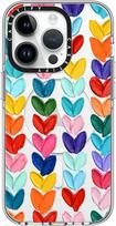 CASETiFY Skaidrus dėklas "iPhone 14 Pro", suderinamas su "Magsafe" - "Polka Daub Hearts