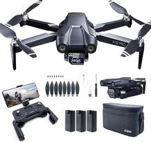 CHUBORY X10 PRO GPS dronas su 4K UHD kamera suaugusiesiems, 90 minučių skrydžio laiko ir 1000 m valdymo diapazonas, bešepetėlinis variklis 5G RC kvadrokopteris DE-260130-1