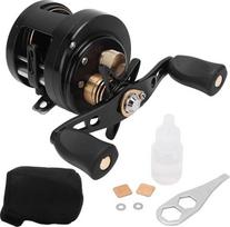CNC Metall Trolling Trommel Angelrolle 9 + 1BB, Hochgeschwindwindigkeits Baitcasting Rolle, Aluminiumlegierung, Rechte Hand GK400 - Korrosionsbeständig, Starker Bremskraft, Für