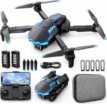 Dronas su kamera 1080P vaikams pradedantiesiems, bešepetėlinis RC kvadrokopteris su varikliu, paleidžiamas vienu mygtuku/36 minučių skrydžio laiko/aukščio išlaikymo, žaislai ir dovanos berniukams ir mergaitėms (baltas)