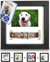 E Pet Memorial Shadow Box Picture Frame - 3 ekrano parinktys šuns ar katės netekčiai - apykaklės laikiklis, atminties pakabukas arba mylintis atminimo pranešimas - užuojauta Keepsake Photo Gift for a Grieving