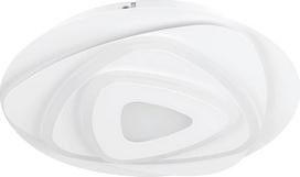 EGLO Palagiano LED lubų šviestuvas, apvalus lubų šviestuvas, plastikinis baltos spalvos lubų apšvietimas, ant paviršiaus montuojamas šviestuvas biurui, prieškambariui ir virtuvei, neutralios baltos spalvos, skersmuo 30 cm