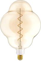 EGLO XXL E27 reguliuojamo apšvietimo spiralinė LED retro lemputė, ypač didelė gintaro spalvos vintažinė dekoratyvinė lemputė, 4 vatų, 200 liumenų, šiltai balta, 2000 K, L 29 cm