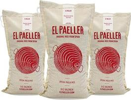 El PAELLER - Paella ryžiai - Albufera D.O Valencia veislė - Paellas ir ryžių patiekalai - 3 x 1 kg pakuotė