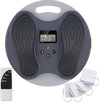 EMS & TENS Fußmassagegerät, Durchblutungs-Stimulator - Elektrisches Fußmassagegerät mit 10 Modi, 20 Intensitätsstufen und 4 Elektrodenpads, Schmerzlinderung, zur aktiven Durchblutungsförderung
