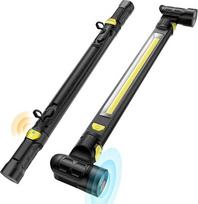 ETOOLAB LED dirbtuvių lempa, LED darbo šviesa, 1200 lm, variklio skyriaus apšvietimas su stipriu magnetu, 360° kablys, 5200 mAh, buvimo jutiklis, reguliuojamas / pasukamas šviesos modulis, skirtas darbui ir gyvenimui