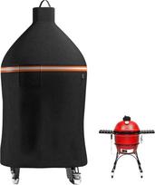 EVRBUL Lauko anglių kepsninės dangtelis, sunkiųjų 420D BBQ kepsninės apsauginis dangtelis su vėjo nepraleidžiančia sagtimi ir vėdinimo anga, suderinamas su "Kamado Joe" 18 colių klasikine keramine anglių kepsnine ir rūkykla