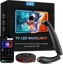 FFJ TV Hintergrundbeleleuchtung, 3,5 m LED Streifen Sync für 40-50 Zoll TVs und PC-Monitore, TV LED Strip mit Sensor, Smart-App-Steuerung, Spiel & Musik-Sync, RGB-Farbwechsel Streifen für Heimkino