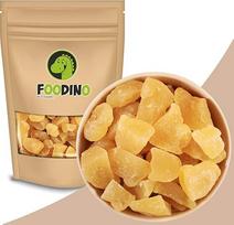 Foodino Imbiero gabaliukai aštrūs, lengvi, cukruoti, be dirbtinių kvapiųjų medžiagų Imbiero gabaliukai cukruoti, natūralūs, be sieros, aromatingi, 100 % natūralūs 500g - 2,5kg, sandariai uždaromi, aukščiausios kokybės Foodino (1kg)