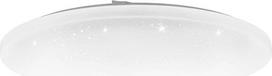 FRANIA-A LED lubinis šviestuvas su kristalais Baltas Skersmuo 57 cm Aukštis 7,5 cm