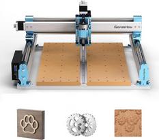 Genmitsu CNC frezavimo staklės 4040-PRO, skirtos medienos akrilo MDF nailono frezavimo darbams graviravimo staklės su GRBL valdymu 3 ašių CNC staklės, darbo plotas 400 x 400 x 78 mm