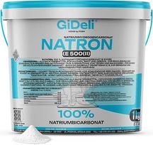 GiDeli Natrio milteliai 1 kg kibirėlyje Maistinis natrio bikarbonatas be priedų Idealiai tinka virti, kepti, skalbti ir valyti - universalus naudojimas namuose