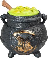Grupo Erik Haris Poteris Keramikinis sausainių indas "Dripping Cauldron" laikymo dėžutė su dangčiu Sausainių indas didelis 17 x 20 x 17 cm laikymo indas su dangčiu Oficialus Hario Poterio fanų daiktas Dovanos
