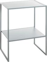 HAKU šoninis staliukas Pilkas metalinis kavos staliukas Mažas Matmenys W 45 x H 60 x D 35 cm Stilius: Modernus