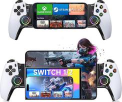 HELLCOOL rankinis išmaniojo telefono valdiklis su "Hall Joysticks", skirtas "Android" / "iPhone", suderinamas su "Xbox Cloud" / "Steam Link" / "GeForce Now" / "MP3 Apple Arcade