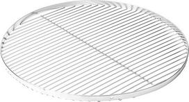 HeRo24 Nerūdijančio plieno kepimo grotelės 60 cm apvalios pakabinamos grotelės, skirtos pasukamam trikojui ir pasukamam griliui 2 cm išorinis kraštas (4 mm) 4 mm grilio strypai - 3 x 8 mm skylės pakabinti itin stabilūs