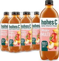 hohes C Mild Multivitamin (6 x 0,5 l), 100% sultys, obuolių, apelsinų, acerola, mangų, 7 vitaminai, be pridėtinio cukraus pagal įstatymą, mažiau rūgščių, veganiškas