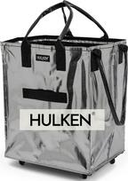 HULKEN - (didelis, sidabrinis) Daugkartinio naudojimo pirkinių krepšys ant ratukų, pirkinių vežimėlis, talpinantis iki 30 kg Sulankstomas pirkinių vežimėlis turi tvirtas rankenas ir užtrauktuką, plokščias ir sulankstomas