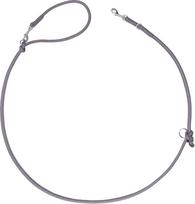 Hunter SOHO Apvalus mini reguliuojamas šuns pavadėlis Lilac Grey Karvės oda 3 kryptimis reguliuojamas Minkštas ir švelnus Lengvas ir tvirtas, skirtas mažiems šunims ir šuniukams Pagaminta Vokietijoje Dydis: 6/200