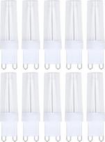 Hyuduo G9 LED lemputės 10 vienetų mėlynos šviesos energijos taupymo 500 Lm 3 W 220 V be mirgėjimo be triukšmo 50 000 valandų ilgas tarnavimo laikas su PC + keramine medžiaga, skirta šviestuvams, staliniams šviestuvams, lubų ventiliatoriams