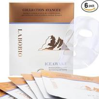 ICEAWAKE 6 dalių kolageno veido kaukė, pažangi veido kaukė, skirta odos balansui, gerinanti estetiką, mažinanti poras
