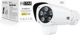 INSTAR IN-9808 4K lauko stebėjimo kamera, LAN/WLAN/PoE, "HomeKit" saugus vaizdo įrašas, dirbtinio intelekto asmens aptikimas, IR naktinis matymas, mikrofonas, garsas, PIR, RTSP, WPA3, MQTT, NDAA/TAA