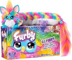 Interaktyvus pliušinis žaislas "Furby DJ" - muzika, šviesos ir žaidimai - 5 režimai, daugiau nei 1 000 žaidimų kombinacijų - kalba angliškai ir furbaniškai - 6+ metų amžiaus - nereikia programėlės ar interneto