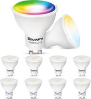 Išmanioji GU10 LED lempa su RGBW - suderinama su "Amazon Alexa", "Echo" ir "Google Home Nest