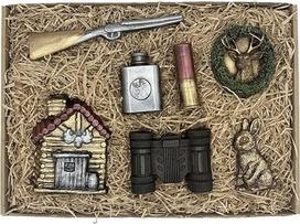 Jäger Geschenkset aus Schokolade - Geschenk für Jäger Männer zum Geburtstag, Vatertag & Weihnachten