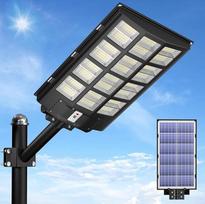 JAYNLT Y-6800W saulės šviesos lauke, 6500K saulės šviesos žibintas su judesio jutikliu, IP67 vandeniui atsparus LED saulės lauko žibintas su nuotolinio valdymo pulteliu, skirtas važiuojamajai daliai, garažui, keliams