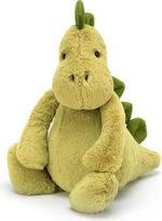Jellycat Bashful Dino Dinosaur Cuddly Toy minkštas žaislas - vidutinis - 31 cm - Dinozauras Drakonas