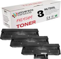 Juodos spalvos tonerio kasetė MLT-D111S, skirta "Samsung" spausdintuvams Xpress M2022 M2026 M2020, M2022 W, M2070, M2070 °F, M2070FW, M2070 W, lustas su naujausia programine įranga, 3 vnt.