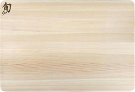 KAI Shun Hinoki pjaustymo lenta, M dydis, japoniškas kiparisas, matmenys 40,5 x 27,5 x 1,35 cm, medinė pjaustymo lenta, natūrali