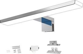 kalb Aurinko LED vonios kambario veidrodinė lemputė Chrome 230 V Pasirinkimas 800 mm Šiltai balta