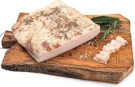 Lardo da Cinta Senese DOP Toskanos kiaulės Cinta Senese nugarinė šoninė (200 g)