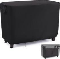 Lauko paruošiamojo stalo dangtis, nešiojamas stalas ir laikymo spinta, vandeniui atsparus BBQ paruošiamojo stalo dangtis ir baro vežimėlio dangtis, 132 x 56 x 92 cm