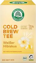 Lebensbaum Cold Brew, Weißer Hibiskus Bio-Früchteteemischung, 20 Beutel, 40g