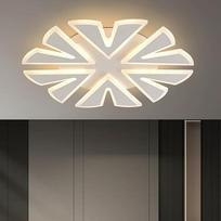 LED lubų šviestuvas Dimmable White Snowflakes 56 W 50 cm 5600 lm su nuotolinio valdymo pultu / mobiliąja programėle Spalvų temperatūra 3000-6000 K Ryškumas 5-56 W 5 W Nakties šviesos atminties funkcija, skirta svetainei, miegamajam