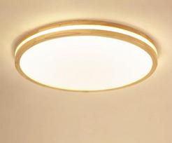 LED lubų šviestuvas mediena 36 W lubų šviestuvas apvalus 40 cm šiltos baltos spalvos 3000 K skersmuo modernus dvigubo sluoksnio virtuvės šviestuvas gyvenamasis kambarys balkonas prieškambaris kūdikių kambarys miegamasis
