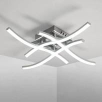 LED lubų šviestuvas, 24 W modernus lubų šviestuvas miegamajam, lubų apšvietimas Cool White 6500 K vonios kambariui, virtuvei, valgomajam, balkonams
