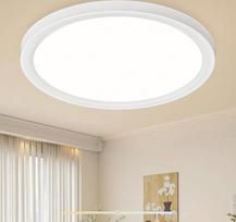 LED lubų šviestuvas, apvalus lubų šviestuvas, 3000 K, 4000 K, 6500 K, 36 W, 3000 LM, IP44 atsparus vandeniui, modernus paprastas šviestuvas svetainei, vonios kambariui, miegamajam, virtuvei, plonas, 390 x 21 mm