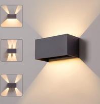 LED sieninis šviestuvas sieninis šviestuvas vidaus lauko šviestuvas lauko šviestuvas antracitas IP65 modernus lauko šviestuvas sieninis aukštyn žemyn lauko sieninis šviestuvas lauko apšvietimas namo siena gyvenamasis kambarys reguliuojamas šviesos spindul