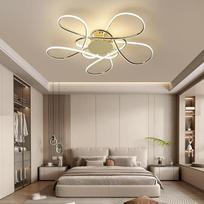 LED šviesos diodų apšvietimas 3000K-6000K Helligkeit Eingestellt mit Fernbedienung für Wohnzimmer Esszimmer Schlafzimmer (Golden-BLSFH022-S)