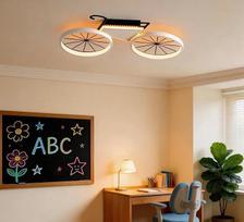 LED vaikiškas lubų šviestuvas "Bicycle" 54 cm reguliuojamas lubų šviestuvas Vaikų kambarys su nuotolinio valdymo pulteliu / programėle, akrilo lubų šviestuvas Miegamasis Berniukai Mergaitės su atminties ir laikmačio funkcijomis