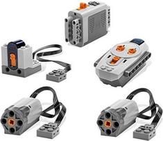 LEGO 5 vnt. galios funkcijų variklio baterijos IR nuotolinio imtuvo rinkinys LEGO