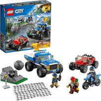 Lego City 60172 Kalnų policijos gaudynės žvyrkelio šlaituose Pramoginis žaislas, vienvietis