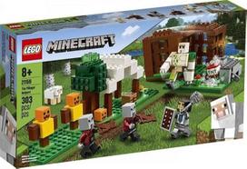 LEGO Minecraft "The Pillager Outpost 21159" nuostabus veiksmo figūrėlių rinkinys vaikams "Minecraft" dovanų, naujas 2020 m. (303 dalys)
