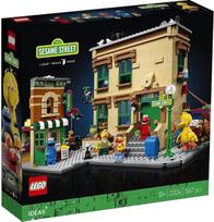 Lego Ideas 123 Sesame Street 21324 konstruktorius, puikus konstravimo ir šou modelis suaugusiesiems su Elmo, sausainių pabaisa, Oskaru Grušu, Bertu, Erniu ir Didžiuoju Paukščiu, naujas 2021 (1367 detalės)