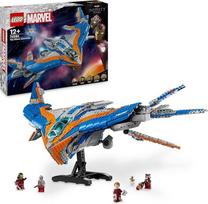 LEGO Marvel Galaktikos sergėtojai: Milano - konstruojamas erdvėlaivio modelis su 4 superherojų mini figūrėlėmis - "Avengers" skraidyklė kosminiams nuotykiams - dovana berniukams ir mergaitėms - 76286