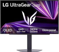 LG Ultragear 27GX704A-B.AEU (27 colių) WQHD OLED žaidimų monitorius, 240 Hz, "AMD FreeSync Premium Pro", "DisplayHDR True Black 400", 2X HDMI 2.1, juodas